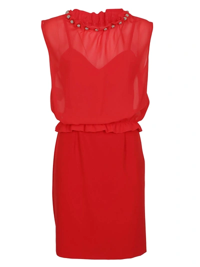 Shop Boutique Moschino Dress In Red