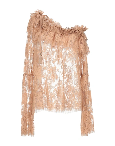 Shop Zimmermann Blouses In Pale Pink