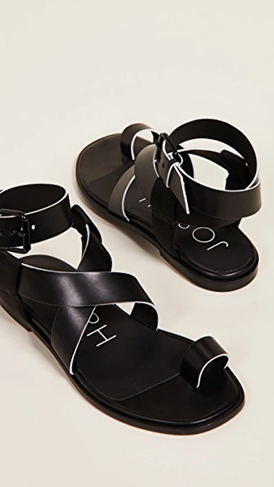 Shop Joseph Trifoglio Sandals In Nero