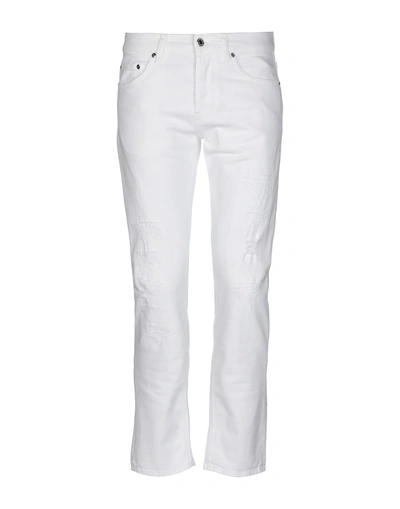 Shop Aglini Jeans In White