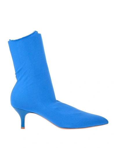 Shop Luca Valentini Ankle Boot In Azure