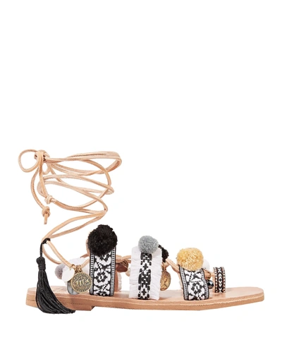 Shop Mabu By Maria Bk Sandals In White