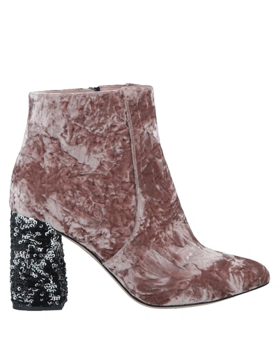 Shop Bams Ankle Boot In Pastel Pink