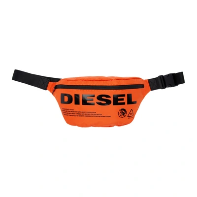 Shop Diesel Orange F-suse Belt Bag In H7216 Orang