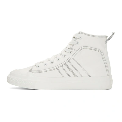 Shop Diesel White S-astico Sneakers In T1015 Star