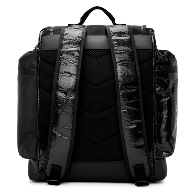 Shop Diesel Black M-cage Backpack In T8013 Black