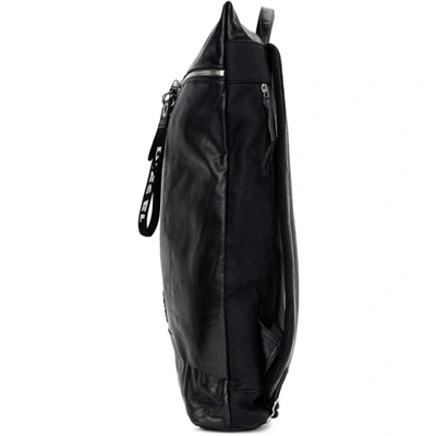Shop Diesel Black L-tolle Backpack In T8013 Black