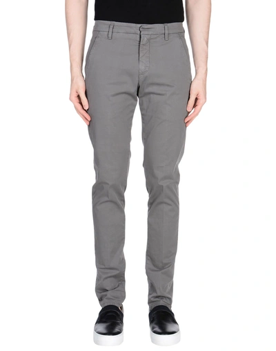 Shop Dondup Pants In Dove Grey