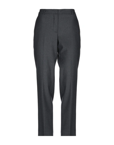 Shop Alberto Biani Casual Pants In Steel Grey