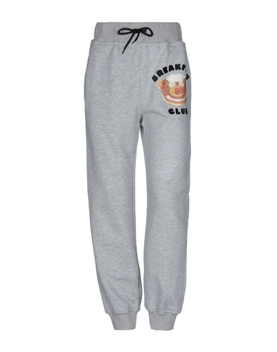Shop Jeremy Scott Woman Pants Grey Size 8 Cotton, Polyester