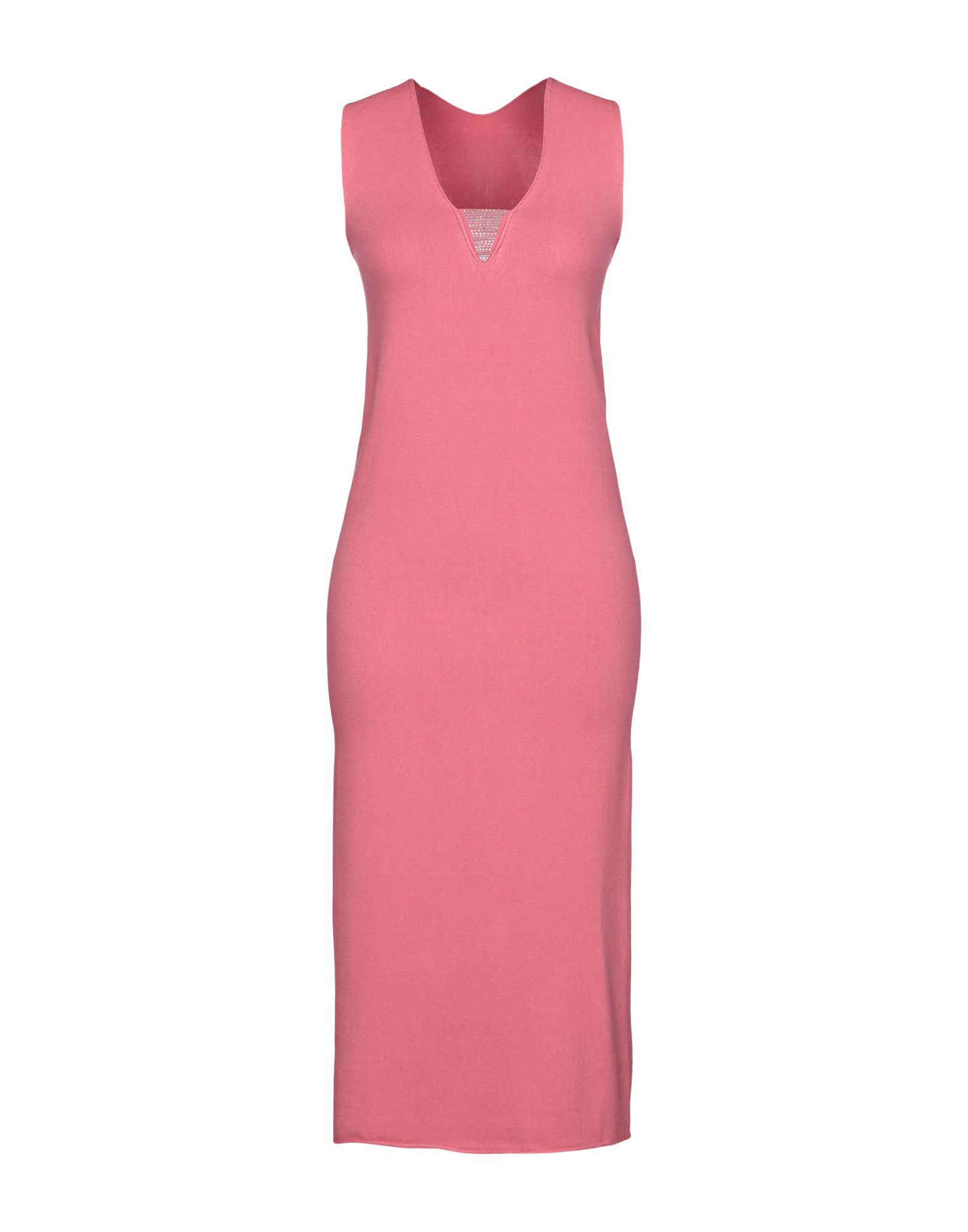 pastel pink midi dress