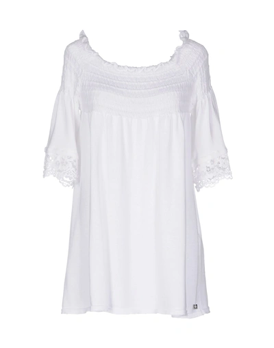 Shop Twinset Woman Sweater White Size Xs Cotton