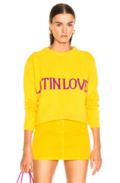 Shop Alberta Ferretti Latin Love Sweater