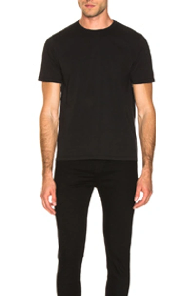 Shop Frame Heavyweight Classic Fit Tee In Black