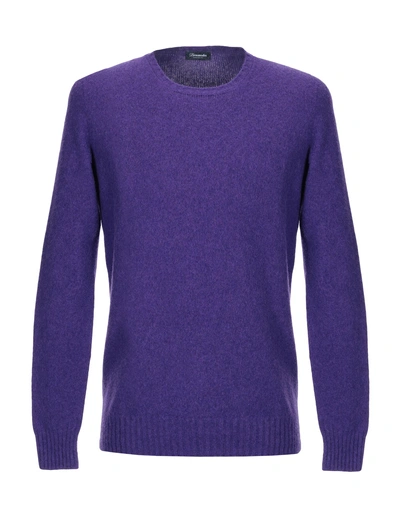 Shop Drumohr Sweaters In Dark Purple
