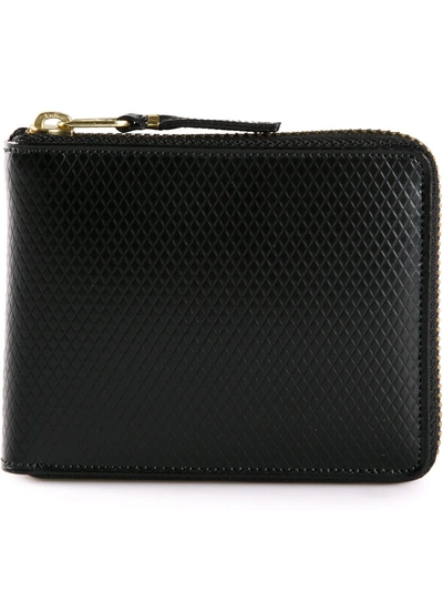 Shop Comme Des Garçons 'luxury Group' Zip Wallet In Black