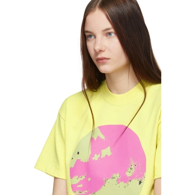 Shop Ambush Yellow All Equal Fitted T-shirt In Sc22 Yellow