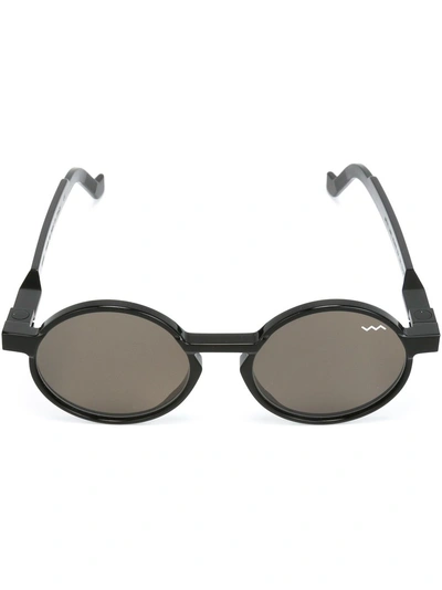 VAVA 圆框太阳眼镜 - 黑色