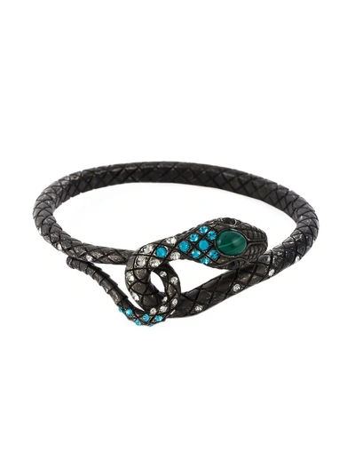 Shop Lanvin Snake Bracelet - Metallic