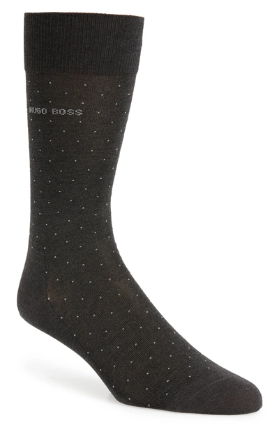 Shop Hugo Boss George Dot Socks In Grey