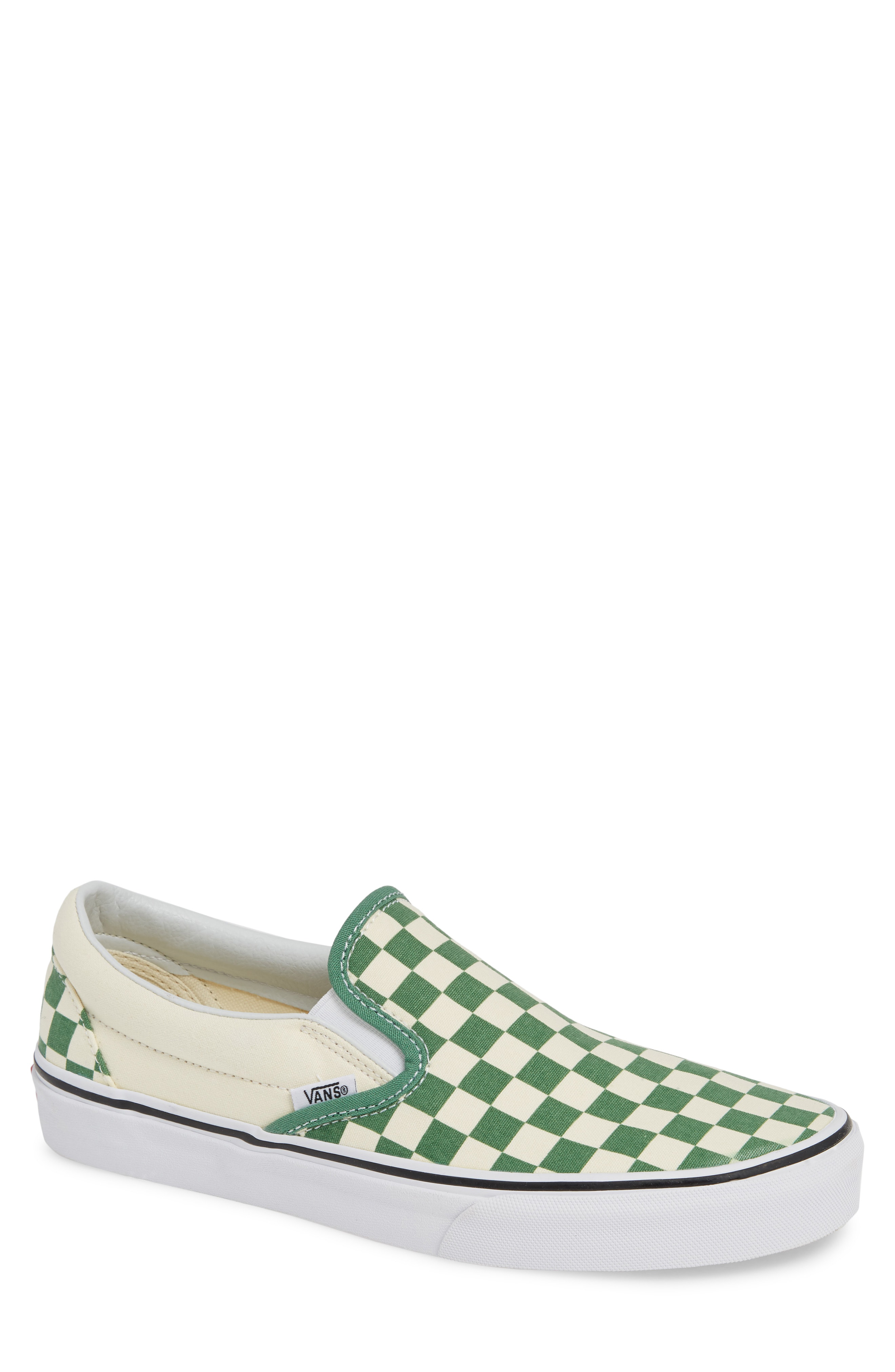 vans classic slip on green