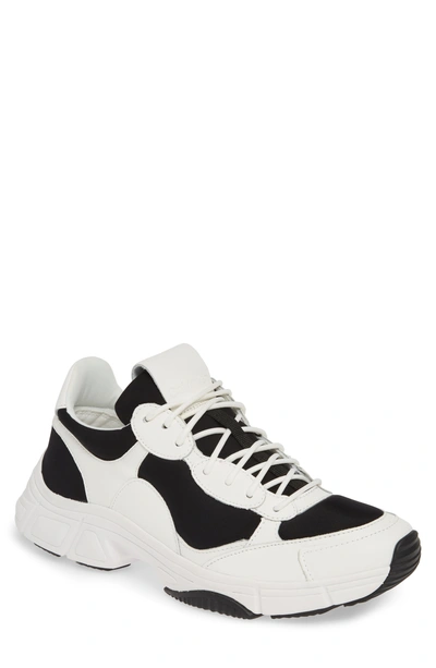 Calvin Klein Men's Daxton Dad Sneakers Men's Shoes In Black/white | ModeSens