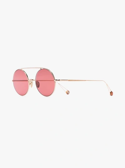 Shop Ahlem 22kt Vergoldete 'place D'acadie' Sonnenbrille In Pink