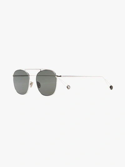 Shop Ahlem 22kt Vergoldete 'place Blanche' Sonnenbrille In Metallic