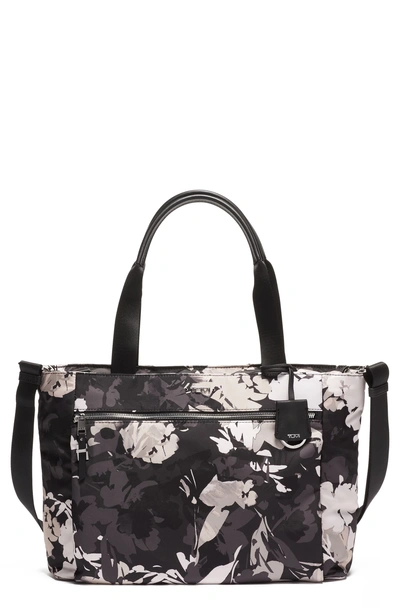 Tumi Voyageur Mauren Print Nylon Tote - Black In African Floral | ModeSens