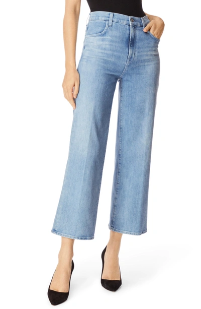 Shop J Brand Joan High Waist Crop Flare Jeans In Andromeda