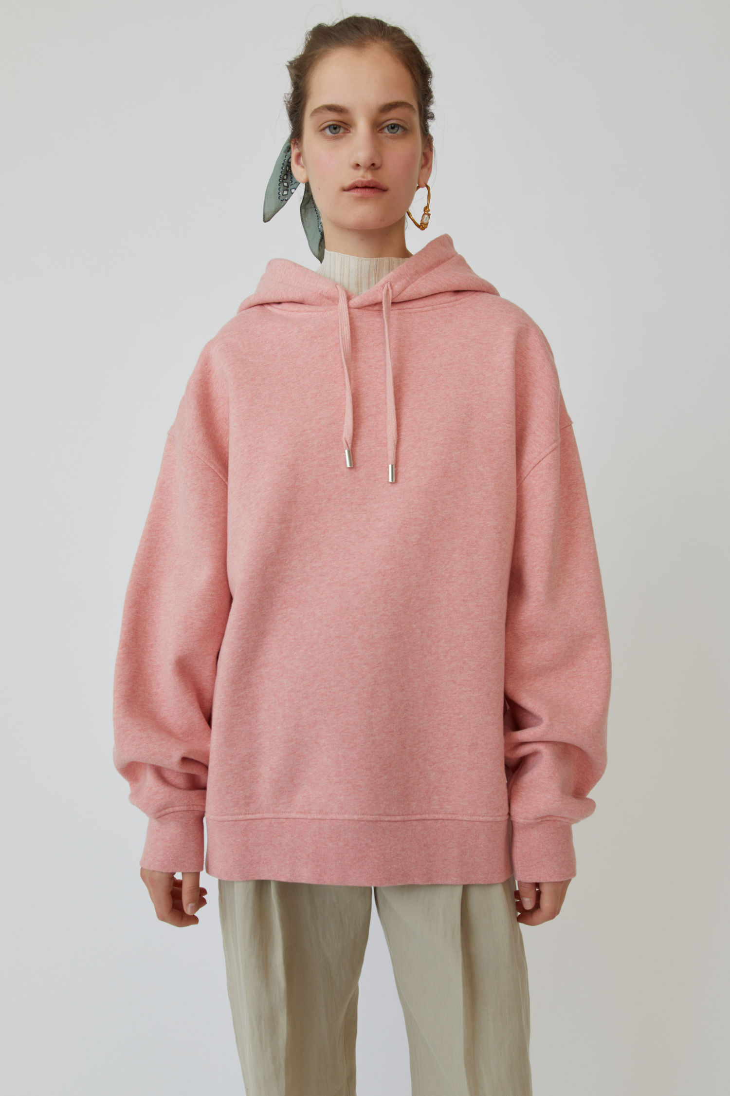 acne studios hoodie pink