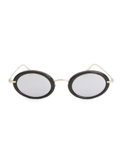 Shop Dior Hypnotic 2 46mm Oval Sunglasses In Black Gold