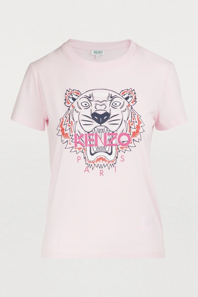 Shop Kenzo Tiger T-shirt In Pastel Pink