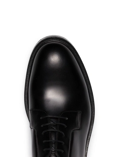Shop Valentino Vltn Derby Shoes In Ni Black/white