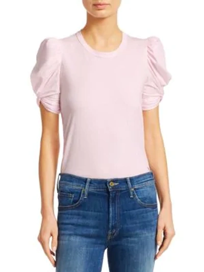 Shop A.l.c Women's Kati Puff-sleeve Tee In Pale Pink