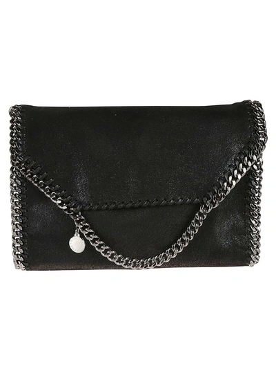 Shop Stella Mccartney Falabella Shoulder Bag In Black