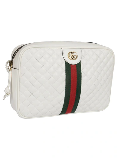 Shop Gucci Quilted Small Shoulder Bag In Basic