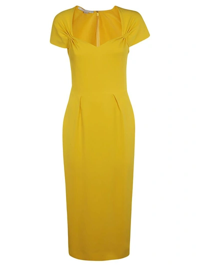 Shop Stella Mccartney Angle Dress In Yellow