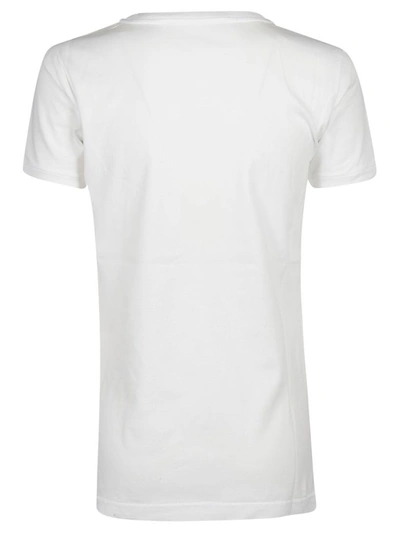 Shop Dolce & Gabbana Moda È Bellezza Print T-shirt In White