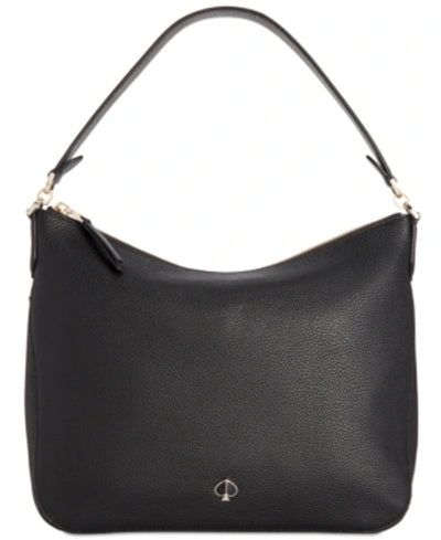 Shop Kate Spade New York Polly Shoulder Bag In Black/gold
