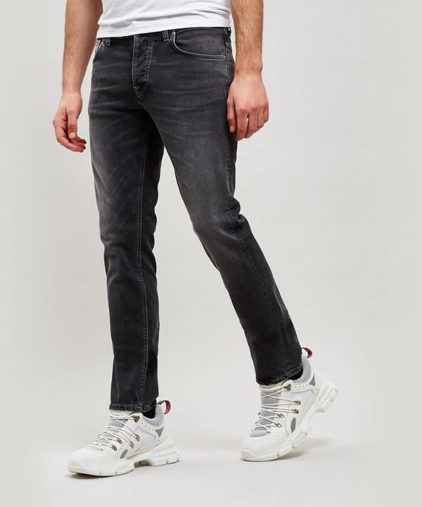 nudie jeans shimmering grey