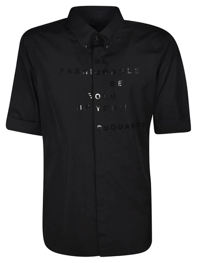Shop Dsquared2 Be Fashionable Shirt In Nero