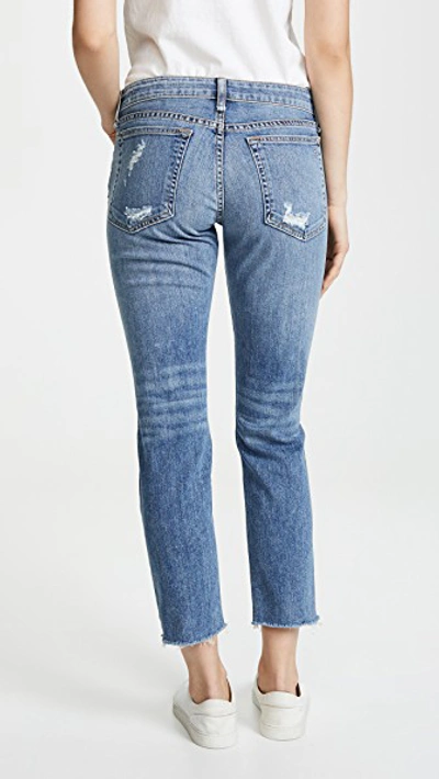 Shop Rag & Bone Dre Ankle Jeans In Marie Hole