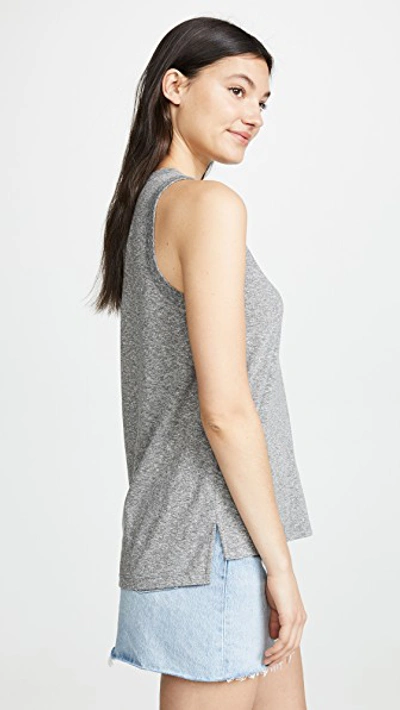 Shop Current Elliott The Muscle Tank In Heather Grey