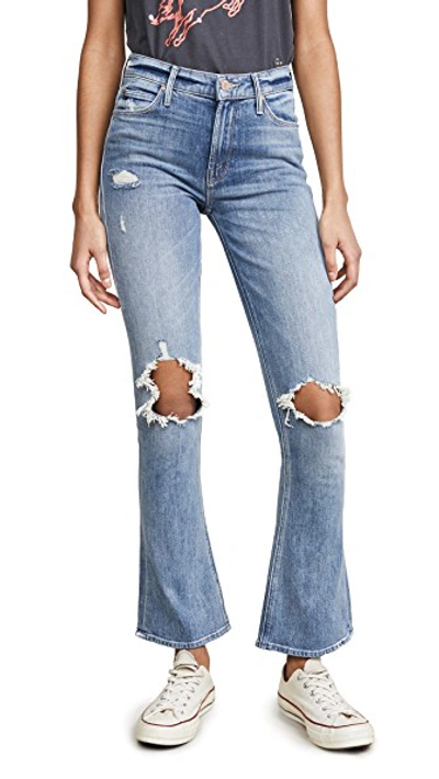 Shop Mother Runaway Weekender Jeans In Helter Skelter