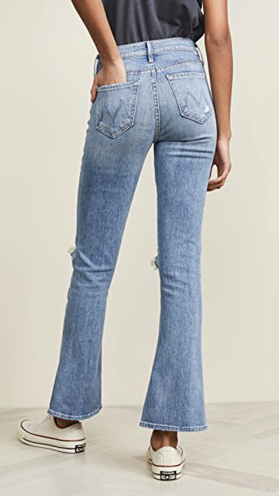 Shop Mother Runaway Weekender Jeans In Helter Skelter