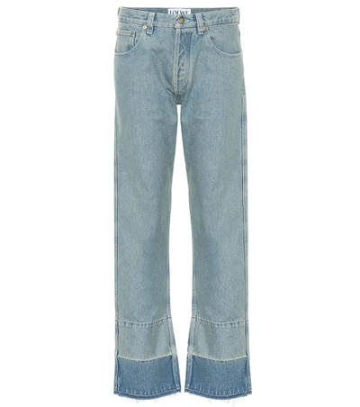 Shop Loewe Mid-rise Boyfriend Jeans In Blue