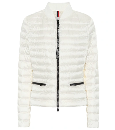 Shop Moncler Blenca Quilted Down Jacket In White