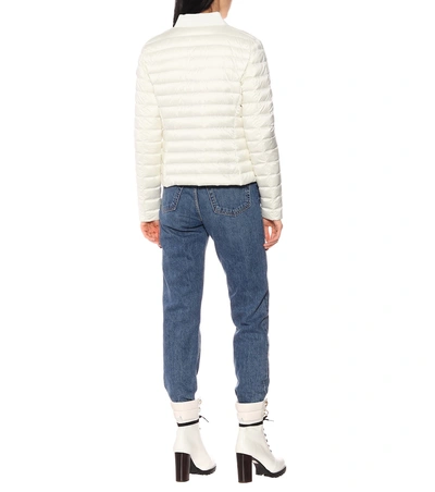 Shop Moncler Blenca Quilted Down Jacket In White