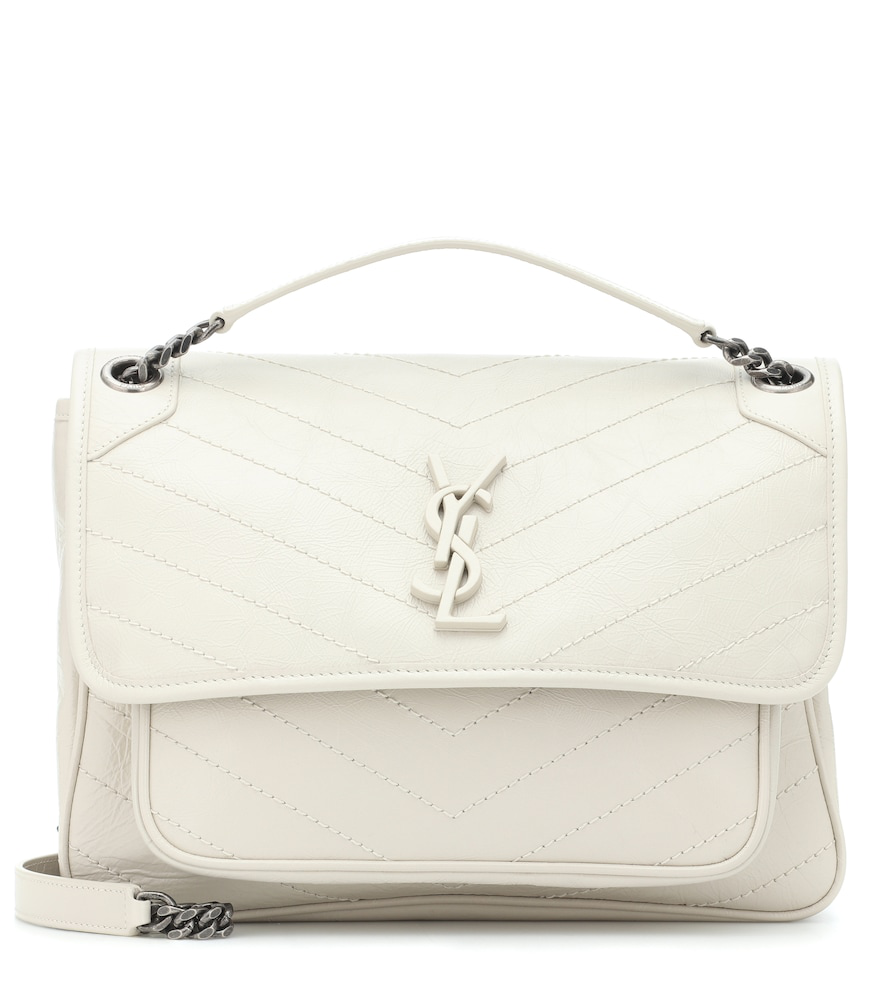 saint laurent niki medium leather shoulder bag